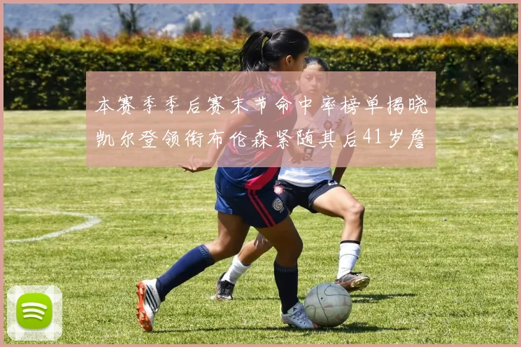 本赛季季后赛末节命中率榜单揭晓凯尔登领衔布伦森紧随其后41岁詹姆斯也在其中